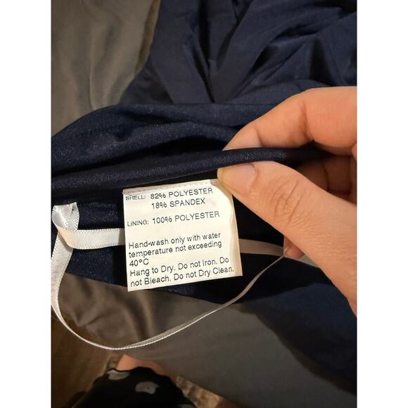 NWOT Cynthia & Sahar PORTIA CS104 Dessy Midnight Navy Blue ONE-SHOULDER Size XXL - Picture 7 of 13
